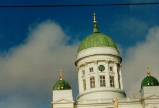 Koepel van het parlement in Helsinki