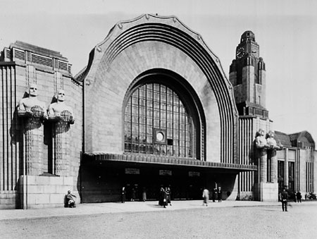 Het Jugendstil station van Helsinki